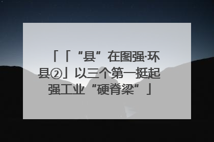「“县”在图强·环县②」以三个第一挺起强工业“硬脊梁”