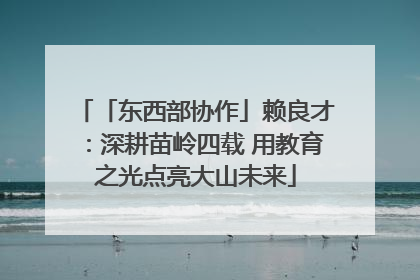 「东西部协作」赖良才：深耕苗岭四载 用教育之光点亮大山未来