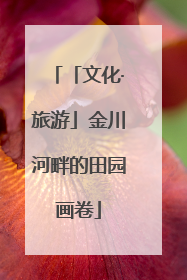 「文化·旅游」金川河畔的田园画卷