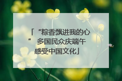 “粽香飘进我的心” 多国民众庆端午感受中国文化