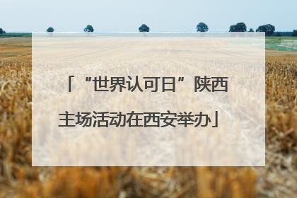 “世界认可日”陕西主场活动在西安举办
