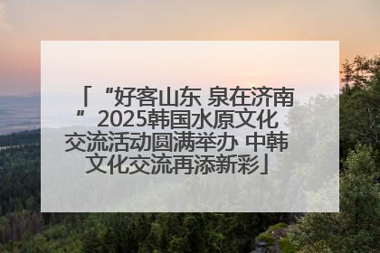 “好客山东 泉在济南”2025韩国水原文化交流活动圆满举办 中韩文化交流再添新彩