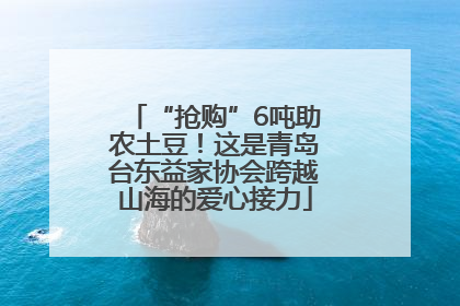 “抢购”6吨助农土豆！这是青岛台东益家协会跨越山海的爱心接力