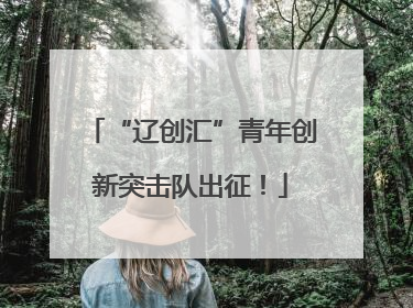 “辽创汇”青年创新突击队出征！
