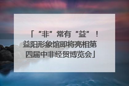 “非”常有“益”！益阳形象馆即将亮相第四届中非经贸博览会