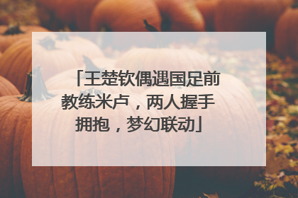 王楚钦偶遇国足前教练米卢，两人握手拥抱，梦幻联动