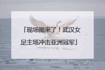 现场图来了！武汉女足主场冲击亚洲冠军