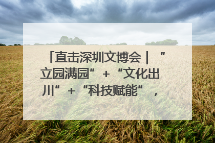 直击深圳文博会｜“立园满园”+“文化出川”+“科技赋能”，成都传媒发布三大文创领域合作清单