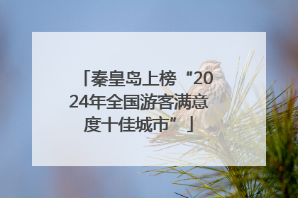 秦皇岛上榜“2024年全国游客满意度十佳城市”