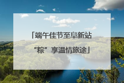 端午佳节至阜新站“粽”享温情旅途