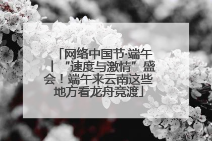 网络中国节·端午丨“速度与激情”盛会！端午来云南这些地方看龙舟竞渡