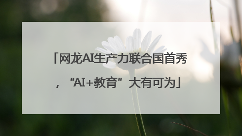 网龙AI生产力联合国首秀，“AI+教育”大有可为