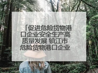 促进危险货物港口企业安全生产高质量发展 镇江市危险货物港口企业安全联盟成立