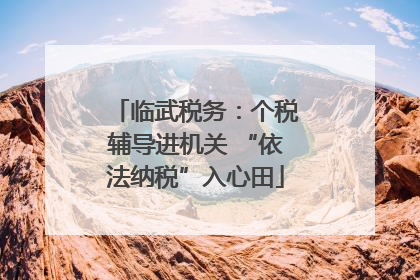 临武税务：个税辅导进机关 “依法纳税”入心田
