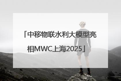 中移物联水利大模型亮相MWC上海2025