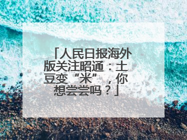 人民日报海外版关注昭通：土豆变“米”，你想尝尝吗？