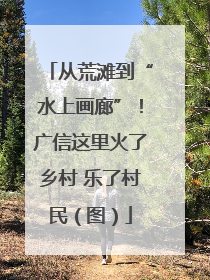 从荒滩到“水上画廊”！广信这里火了乡村 乐了村民（图）