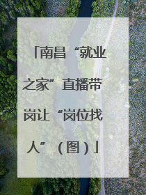 南昌“就业之家”直播带岗让“岗位找人”（图）