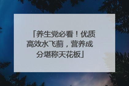 养生党必看！优质高效水飞蓟，营养成分堪称天花板