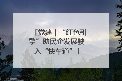 党建｜“红色引擎”助民企发展驶入“快车道”