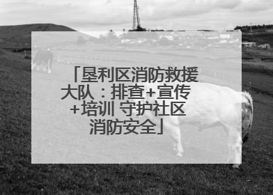 垦利区消防救援大队：排查+宣传+培训 守护社区消防安全