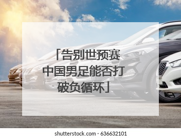 告别世预赛 中国男足能否打破负循环