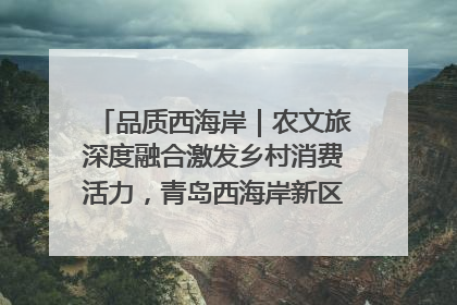 品质西海岸｜农文旅深度融合激发乡村消费活力，青岛西海岸新区的乡村振兴实践