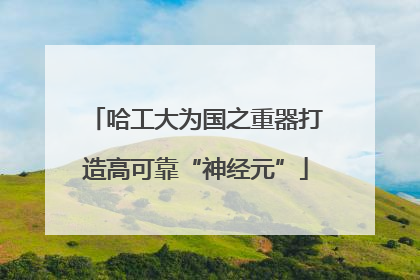 哈工大为国之重器打造高可靠“神经元”