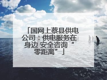 国网上蔡县供电公司：供电服务在身边 安全咨询“零距离”