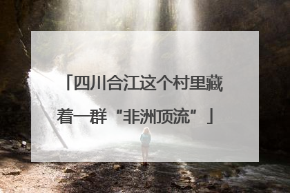 四川合江这个村里藏着一群“非洲顶流”