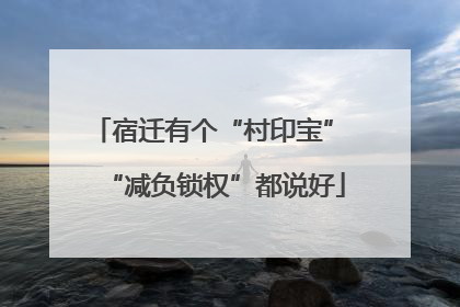 宿迁有个“村印宝” “减负锁权”都说好