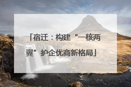 宿迁：构建“一核两翼”护企优商新格局