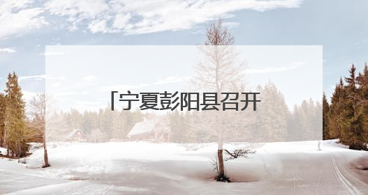 宁夏彭阳县召开自治区、固原市劳动模范和先进工作者座谈会