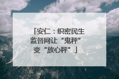 安仁：织密民生监督网让“鬼秤”变“放心秤”