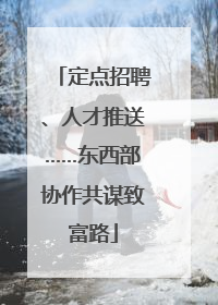 定点招聘、人才推送……东西部协作共谋致富路
