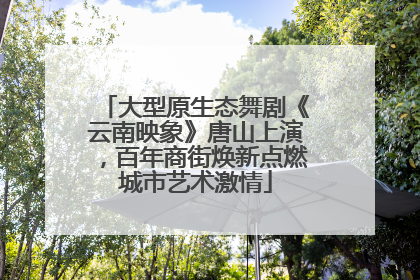 大型原生态舞剧《云南映象》唐山上演，百年商街焕新点燃城市艺术激情