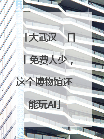 大武汉一日丨免费人少，这个博物馆还能玩AI