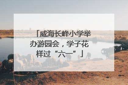 威海长峰小学举办游园会，学子花样过“六一”