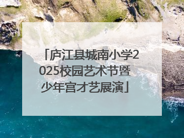 庐江县城南小学2025校园艺术节暨少年宫才艺展演