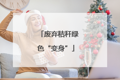 废弃秸秆绿色“变身”