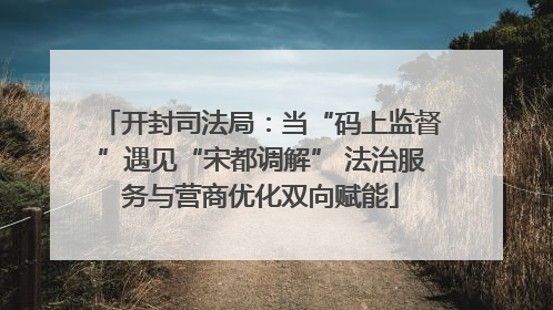 开封司法局：当“码上监督”遇见“宋都调解” 法治服务与营商优化双向赋能