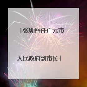 张勋图任广元市人民政府副市长