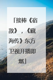 接棒《宿敌》，《藏海传》东方卫视开播即燃