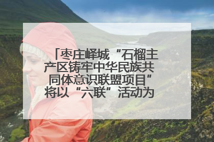 枣庄峄城“石榴主产区铸牢中华民族共同体意识联盟项目”将以“六联”活动为抓手深化品牌建设