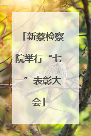 新蔡检察院举行“七一”表彰大会