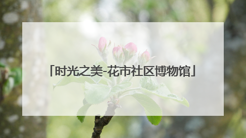 时光之美-花市社区博物馆