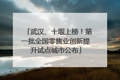 武汉、十堰上榜！第一批全国零售业创新提升试点城市公布