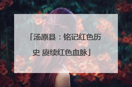 汤原县：铭记红色历史 赓续红色血脉