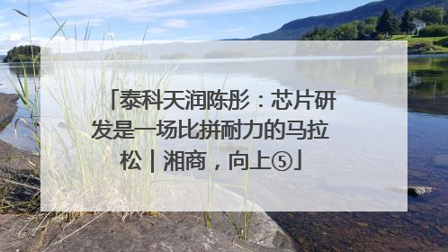 泰科天润陈彤：芯片研发是一场比拼耐力的马拉松｜湘商，向上⑤