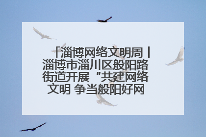 淄博网络文明周丨淄博市淄川区般阳路街道开展“共建网络文明 争当般阳好网民”主题宣讲活动